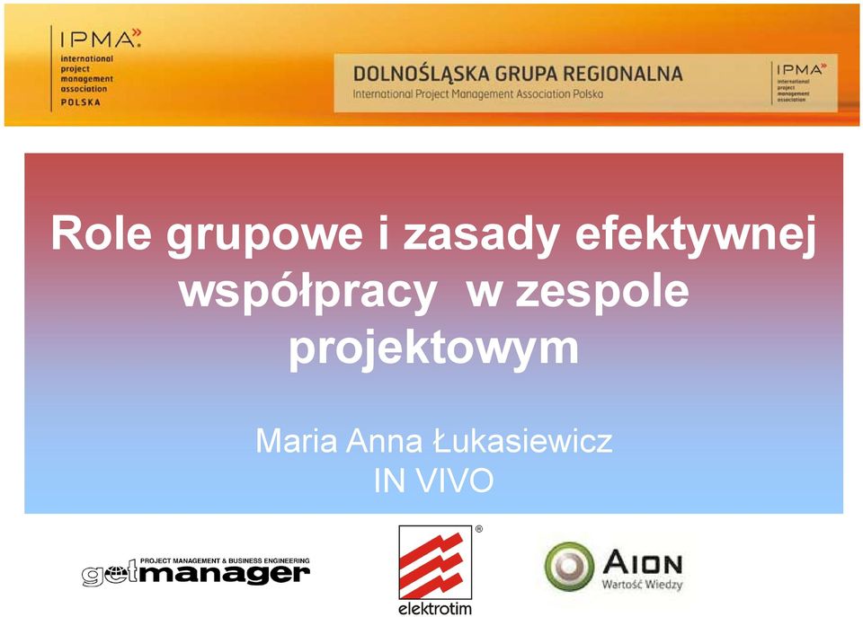 zespole projektowym