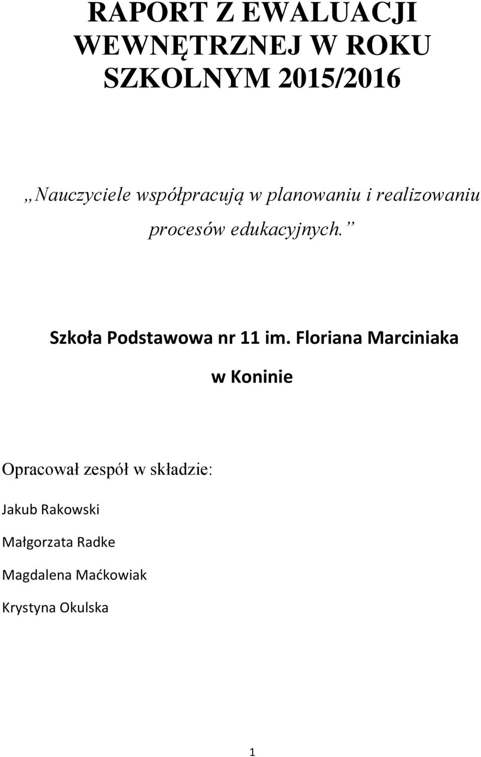 Szkoła Podstawowa nr 11 im.