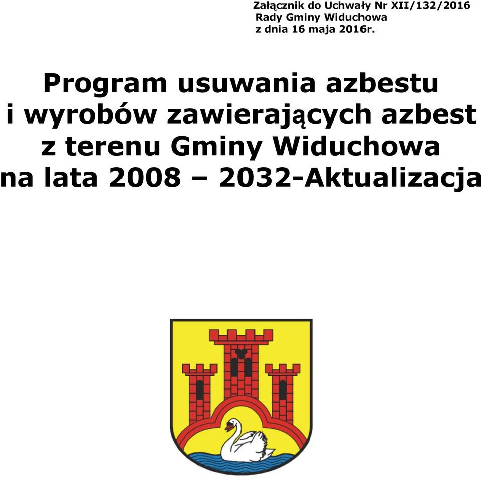 Program usuwania azbestu i wyrobów