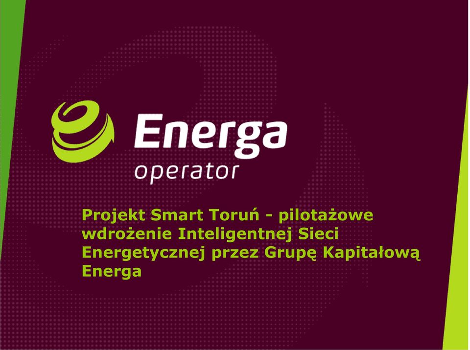 Inteligentnej Sieci