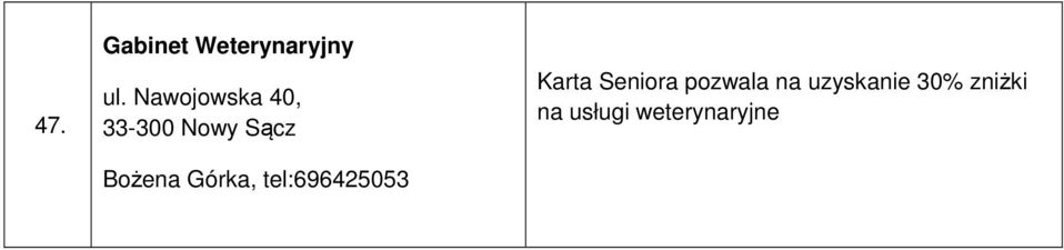 tel:696425053 Karta Seniora pozwala