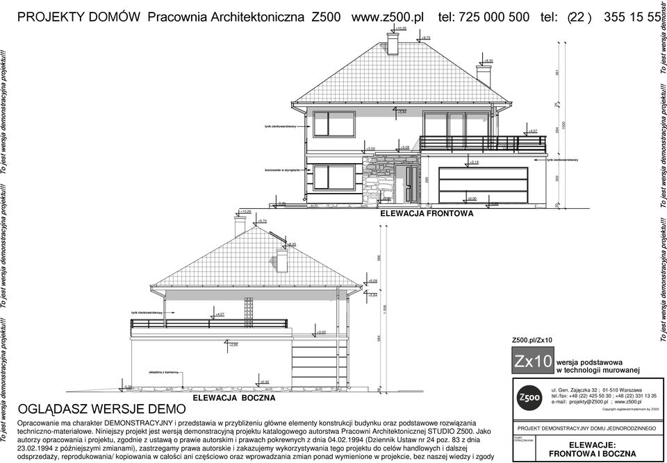 budynku oraz podstawowe rozwiązania techniczno-materiałowe.