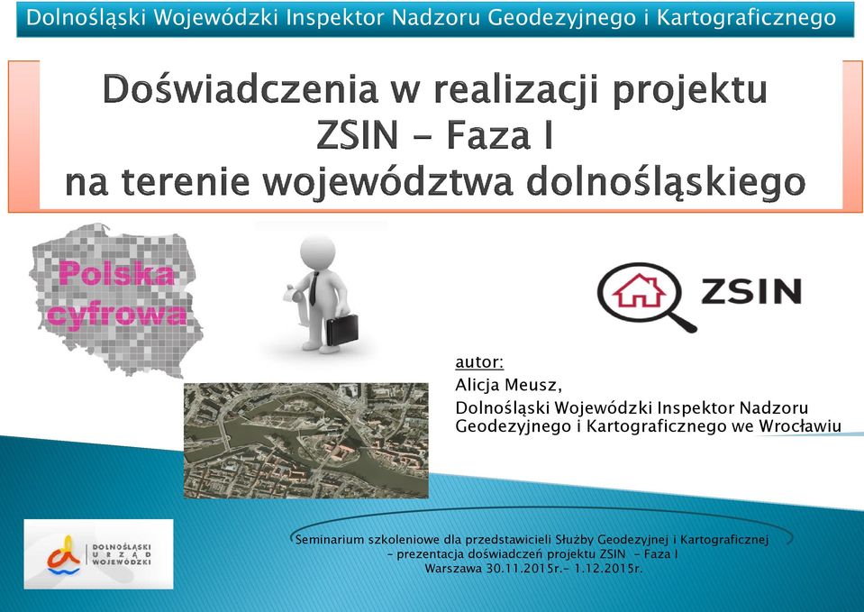 Alicja Meusz,  Geodezyjnego i