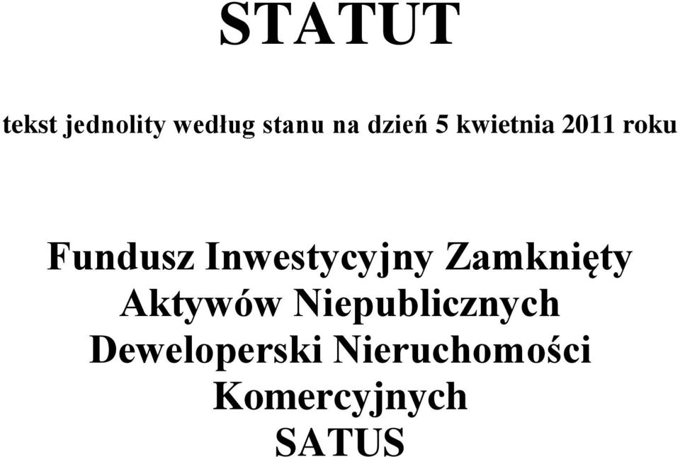 Inwestycyjny Zamknięty Aktywów