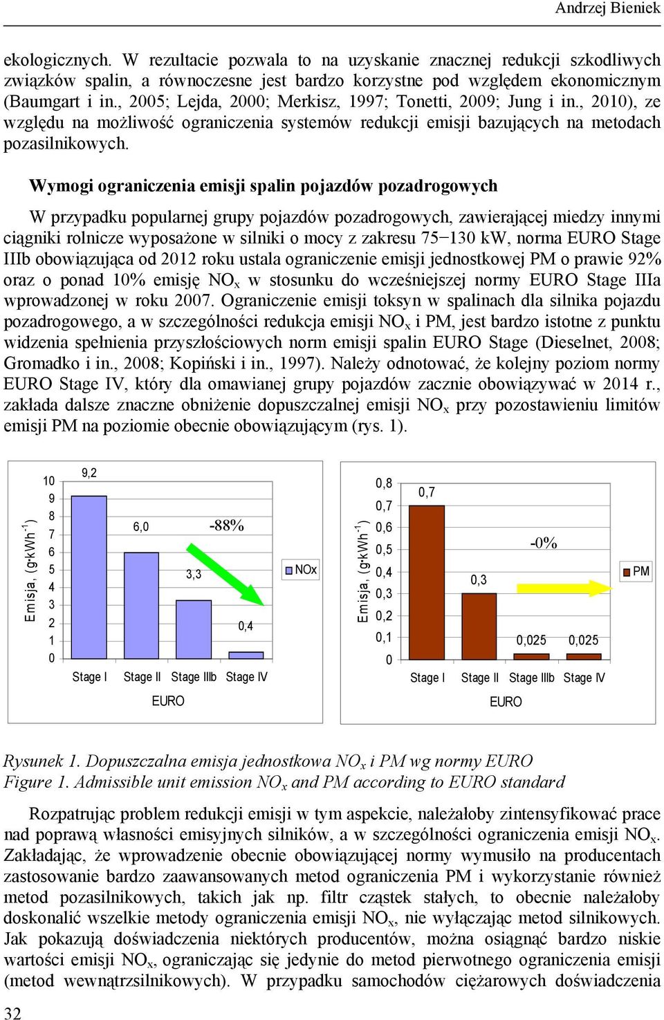 Wymogi ograniczenia emisji spalin pojazdów pozadrogowych W przypadku popularnej grupy pojazdów pozadrogowych, zawierającej miedzy innymi ciągniki rolnicze wyposażone w silniki o mocy z zakresu 75 13