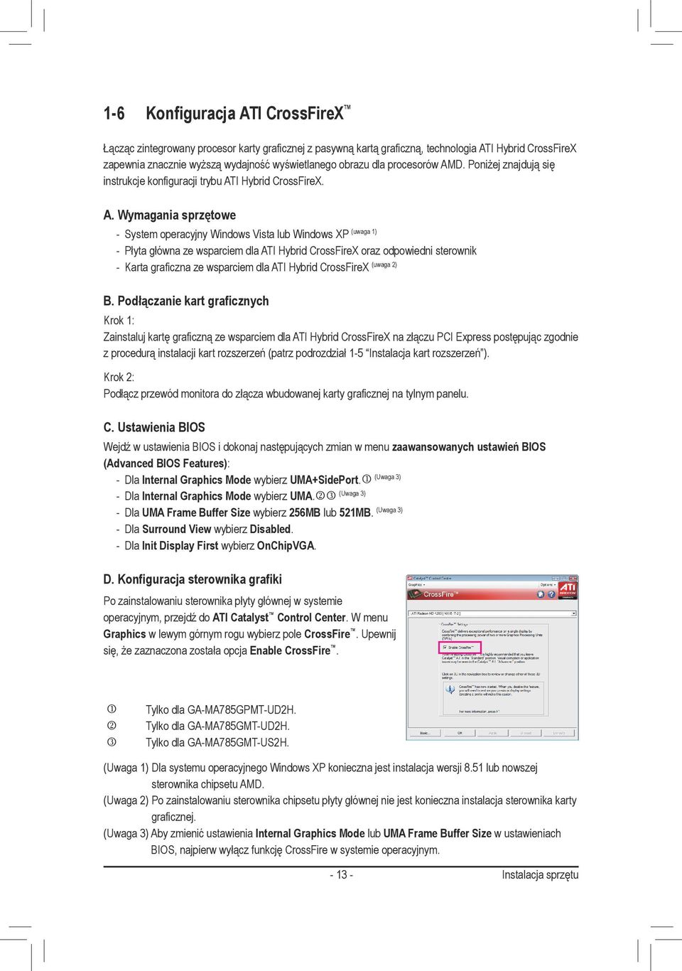 D. Poniżej znajdują się instrukcje konfiguracji trybu AT