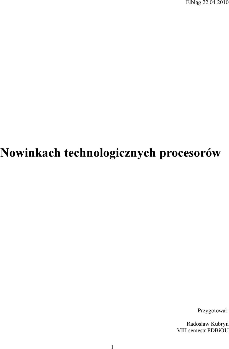 technologicznych