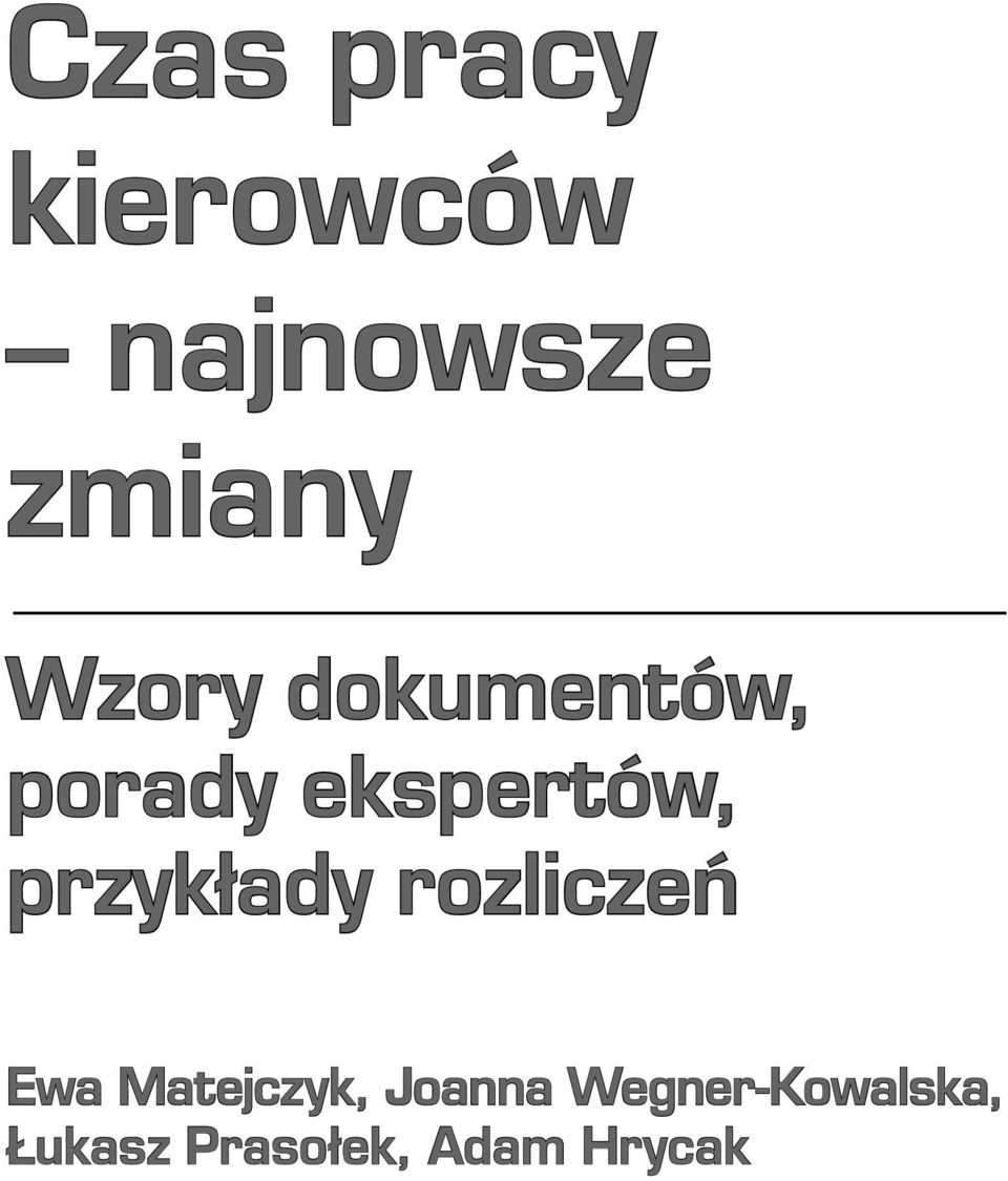 przykłady rozliczeń Ewa Matejczyk,