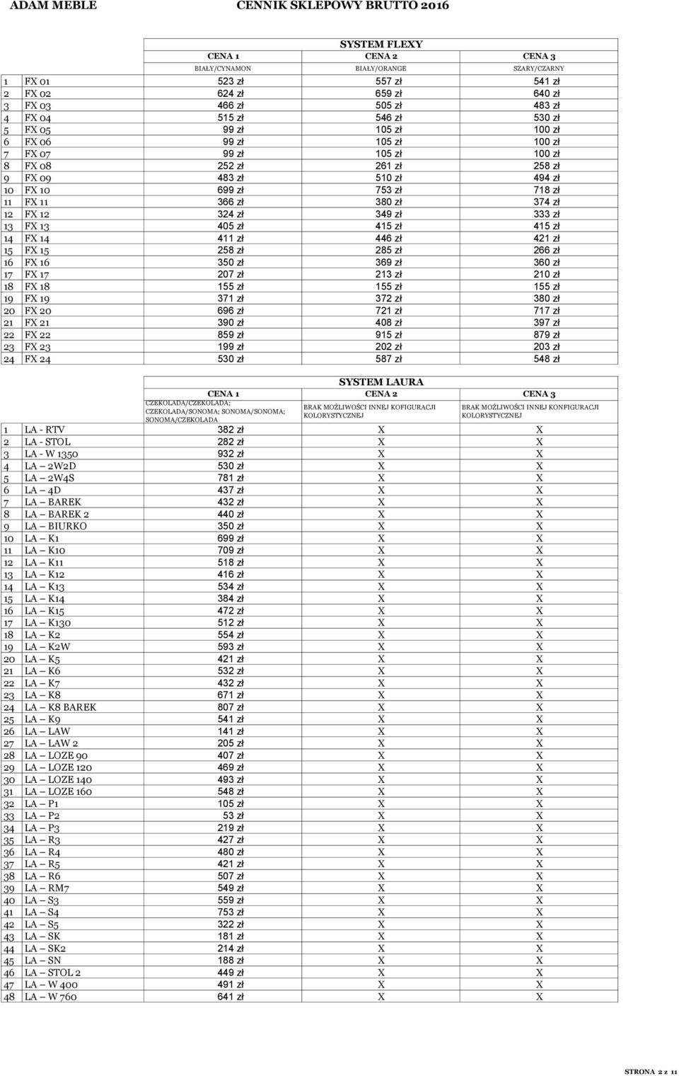 zł 13 FX 13 405 zł 415 zł 415 zł 14 FX 14 411 zł 446 zł 421 zł 15 FX 15 258 zł 285 zł 266 zł 16 FX 16 350 zł 369 zł 360 zł 17 FX 17 207 zł 213 zł 210 zł 18 FX 18 155 zł 155 zł 155 zł 19 FX 19 371 zł