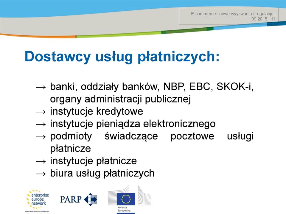 kredytowe instytucje pieniądza elektronicznego podmioty