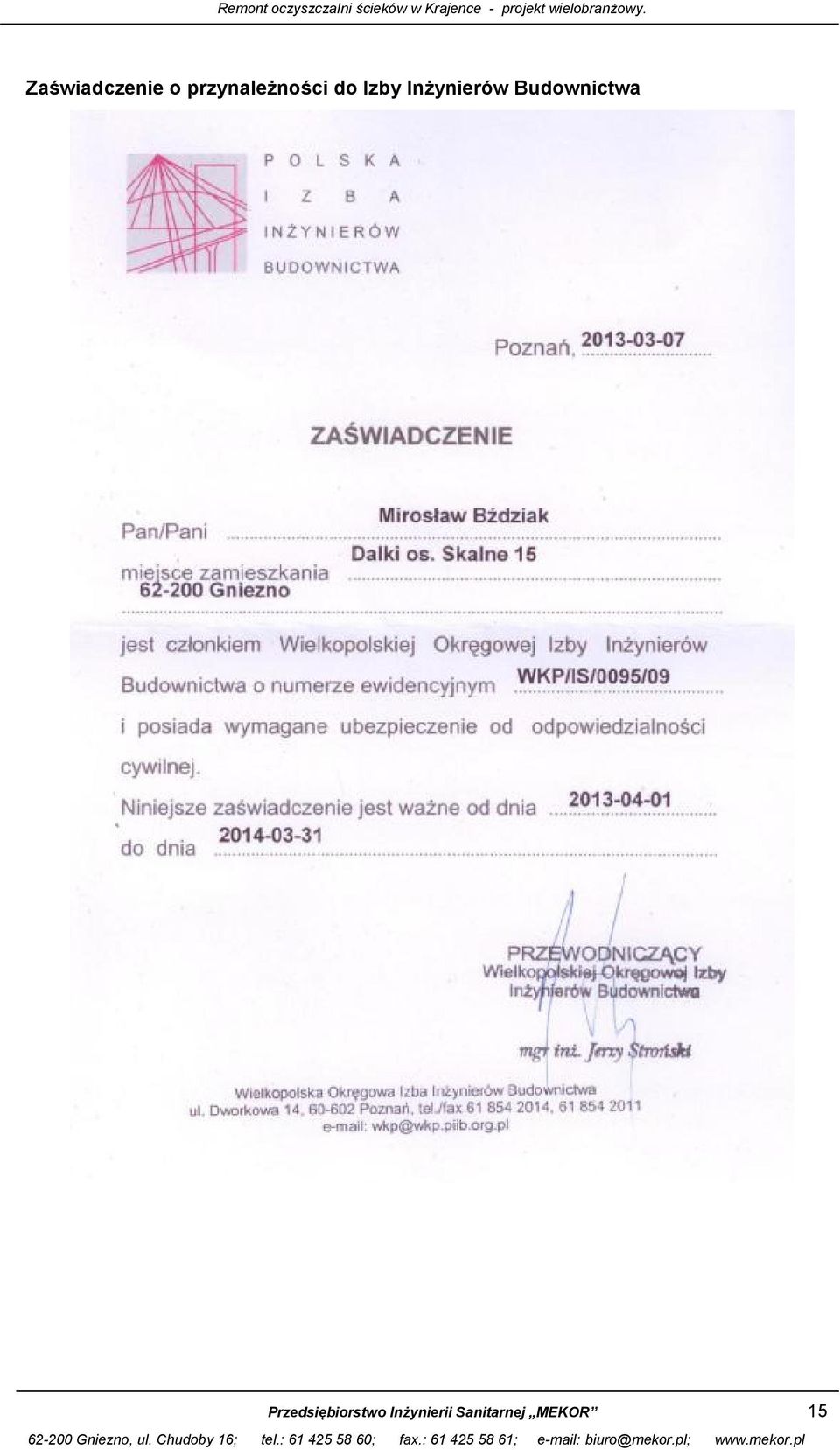 Inżynierów Budownictwa