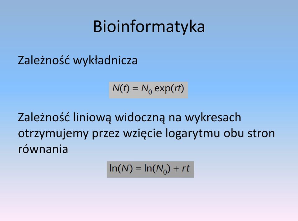 na wykresach otrzymujemy