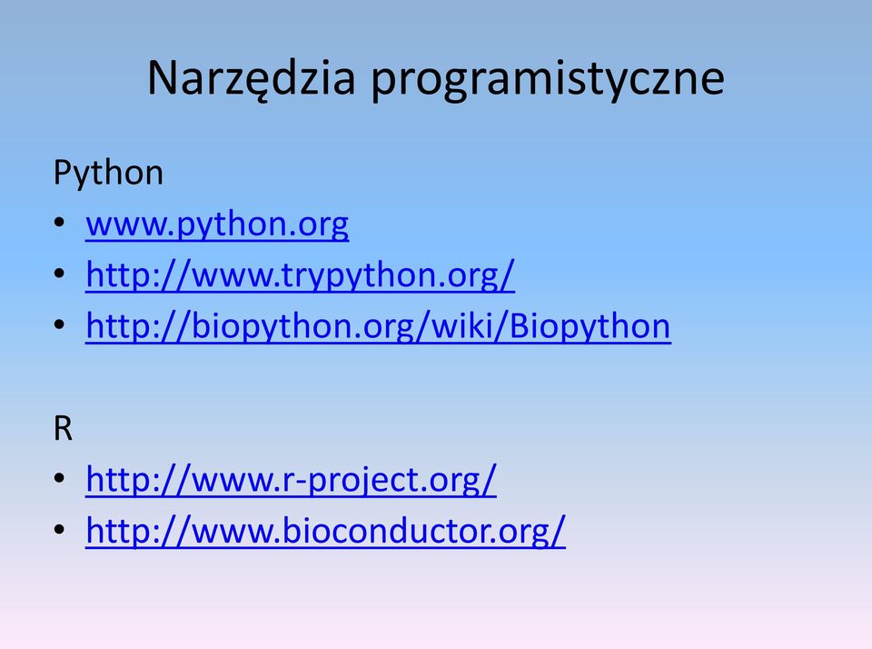 org/ http://biopython.