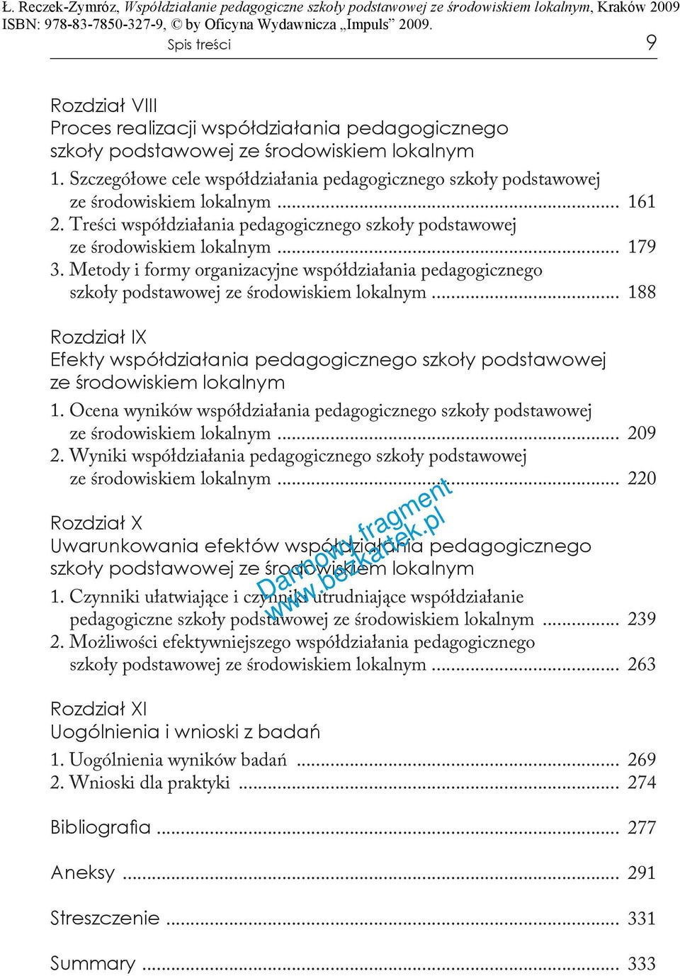 Metody i formy organizacyjne współdziałania pedagogicznego szkoły podstawowej ze środowiskiem lokalnym.
