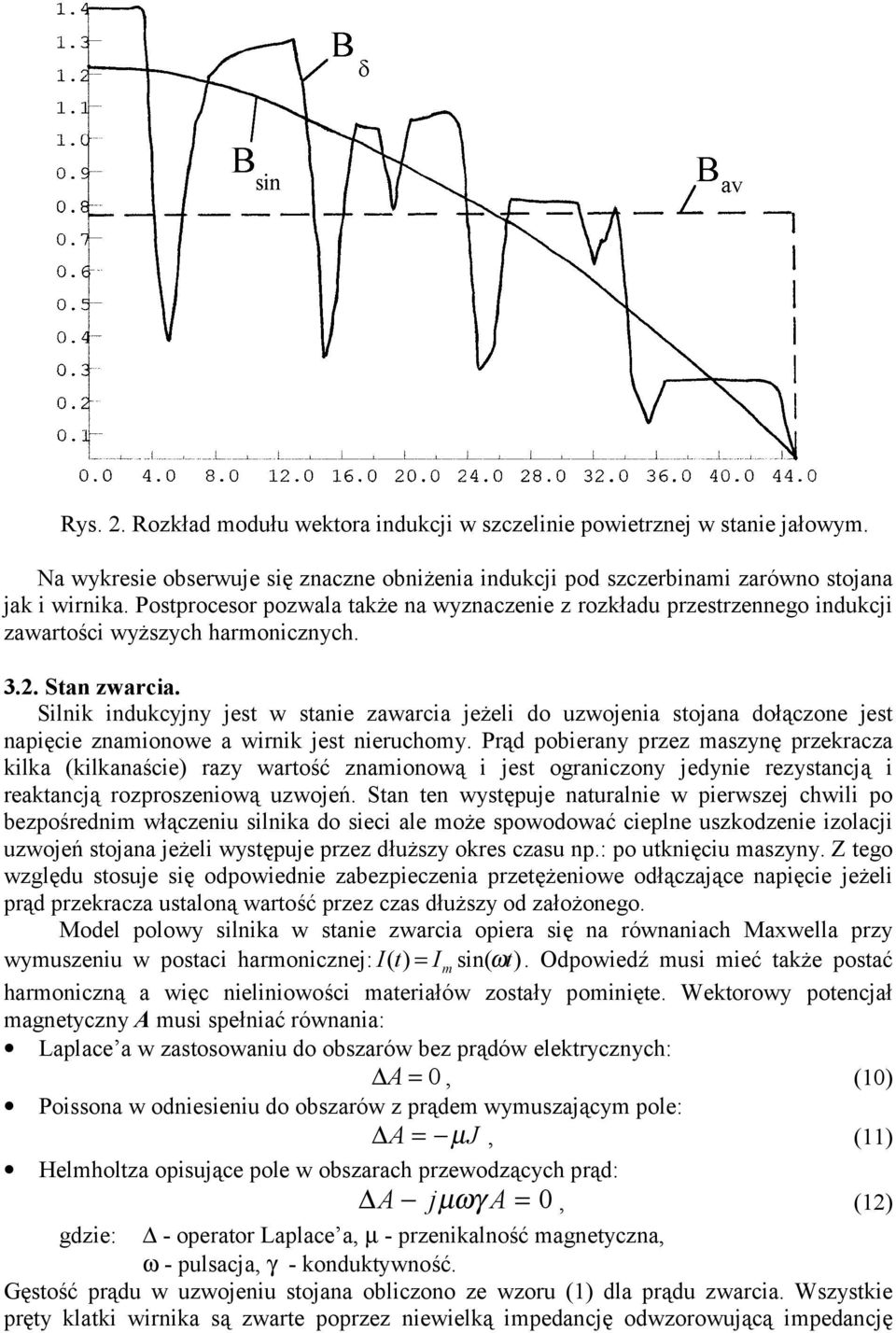 Silnik indukcyjny jest w stanie zawarcia jeżeli do uzwojenia stojana dołączone jest napięcie znamionowe a wirnik jest nieruchomy.