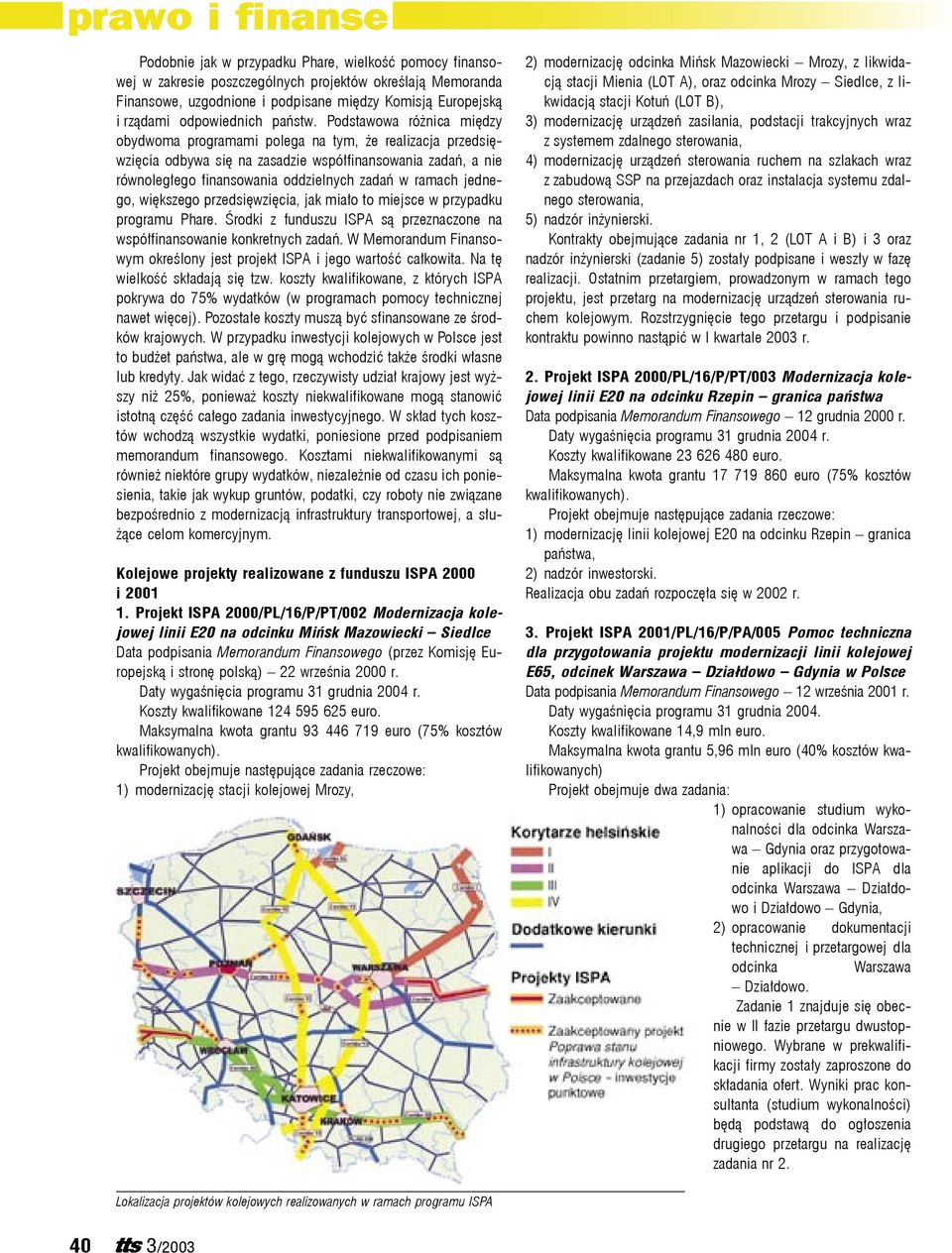 Podstawowa różnica między obydwoma programami polega na tym, że realizacja przedsięwzięcia odbywa się na zasadzie współfinansowania zadań, a nie równoległego finansowania oddzielnych zadań w ramach