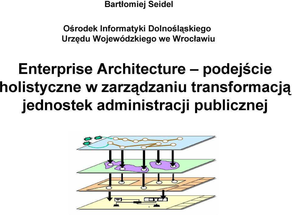 Enterprise Architecture podejście holistyczne w