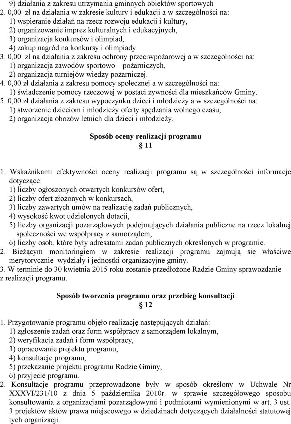 konkursów i olimpiad, 4) zakup nagród na konkursy i olimpiady. 3.