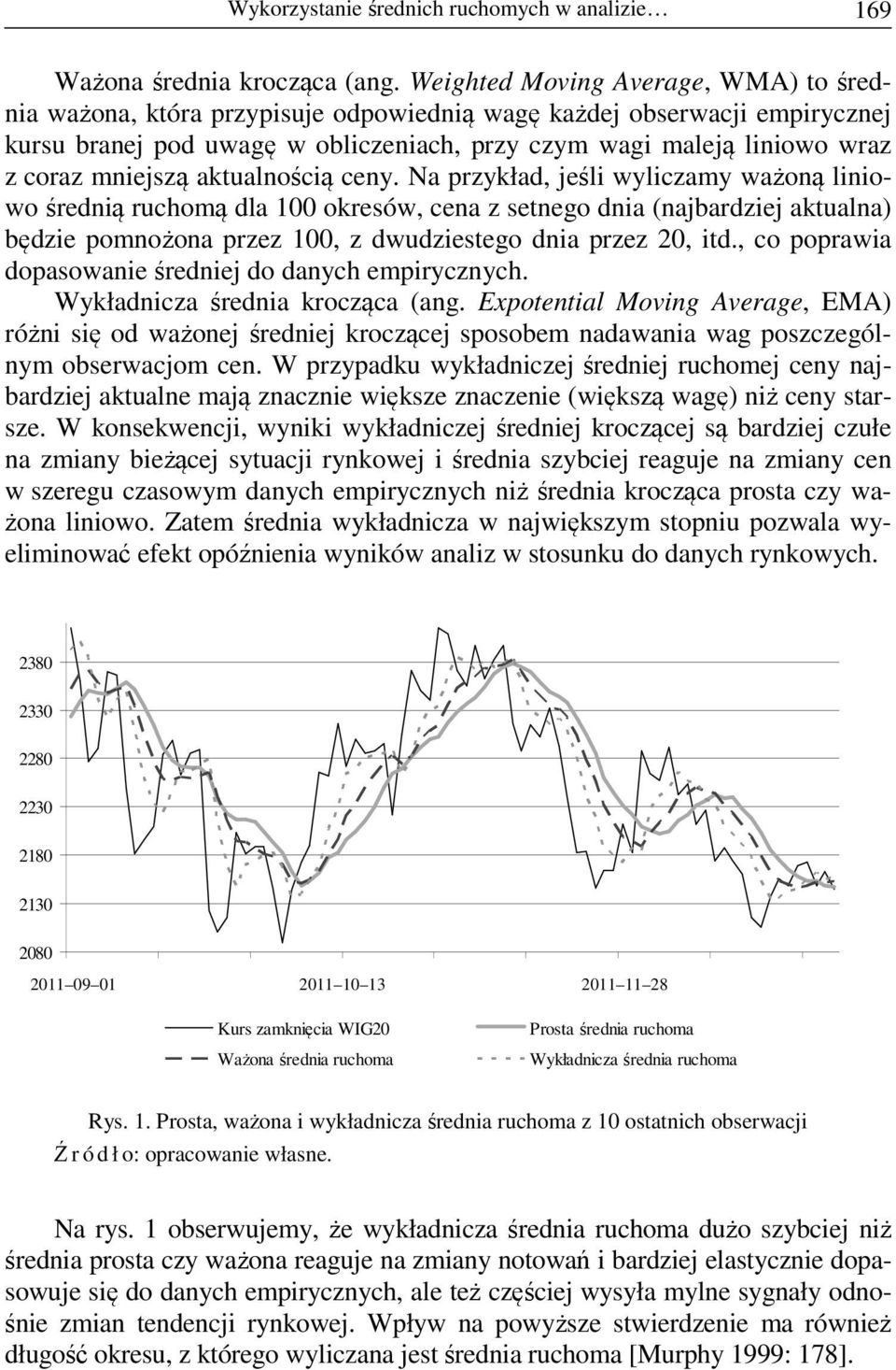 mniejszą aktualnością ceny.