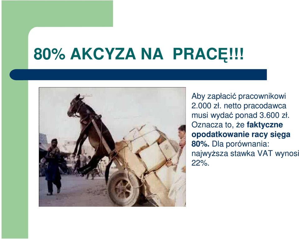 Oznacza to, Ŝe faktyczne opodatkowanie racy sięga