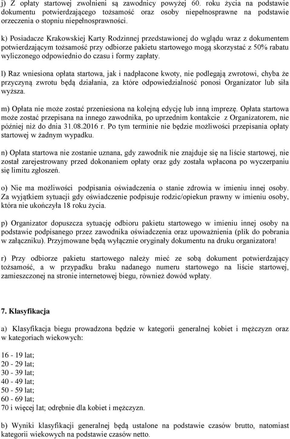 czasu i formy zapłaty.