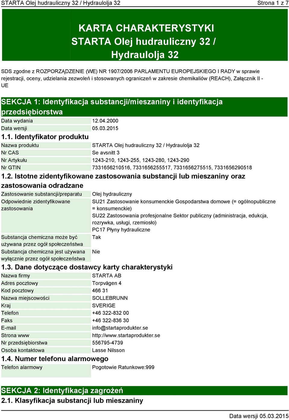 przedsiębiorstwa Data wydania 12