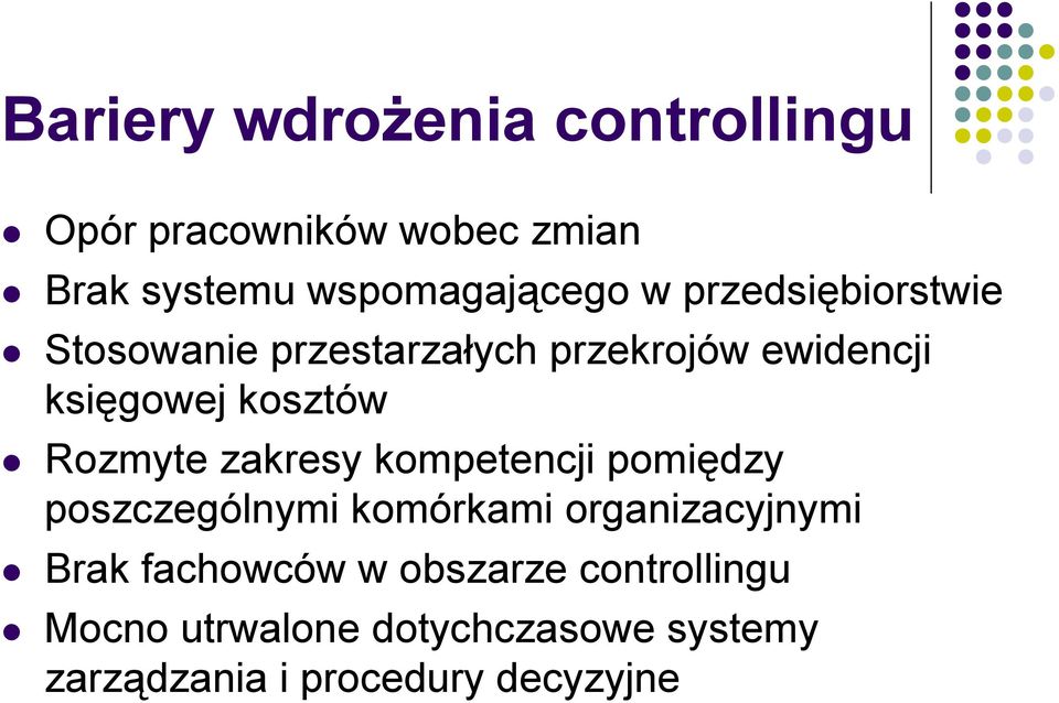 zakresy kompetencji pomiędzy poszczególnymi komórkami organizacyjnymi Brak fachowców w