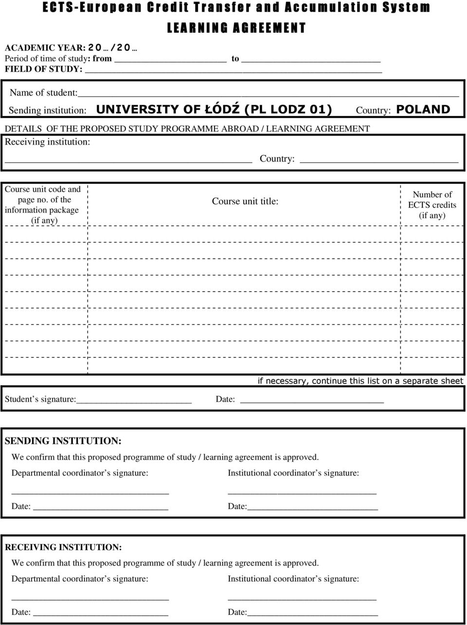 unit code and page no.