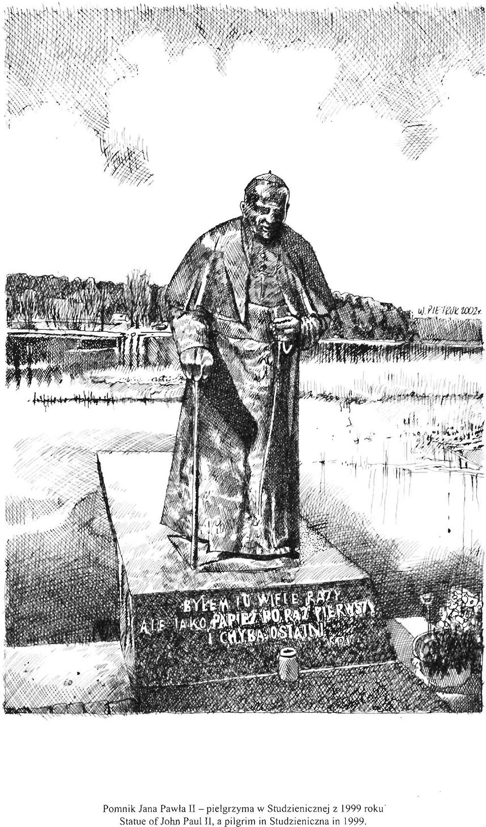 1999 roku' Statue of John Paul
