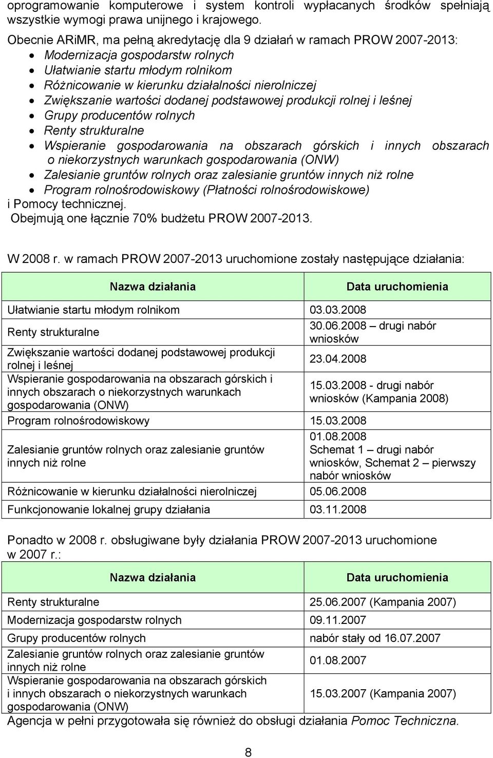 Zwiększanie wartości dodanej podstawowej produkcji rolnej i leśnej Grupy producentów rolnych Renty strukturalne Wspieranie gospodarowania na obszarach górskich i innych obszarach o niekorzystnych