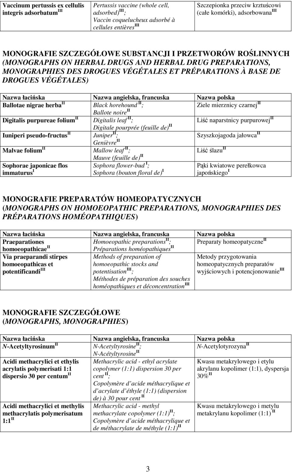 DE DROGUES VÉGÉTALES) Ballotae nigrae herba II Black horehound II ; Ziele mierznicy czarnej II Ballote noire II Digitalis purpureae folium II Digitalis leaf II ; Liść naparstnicy purpurowej II