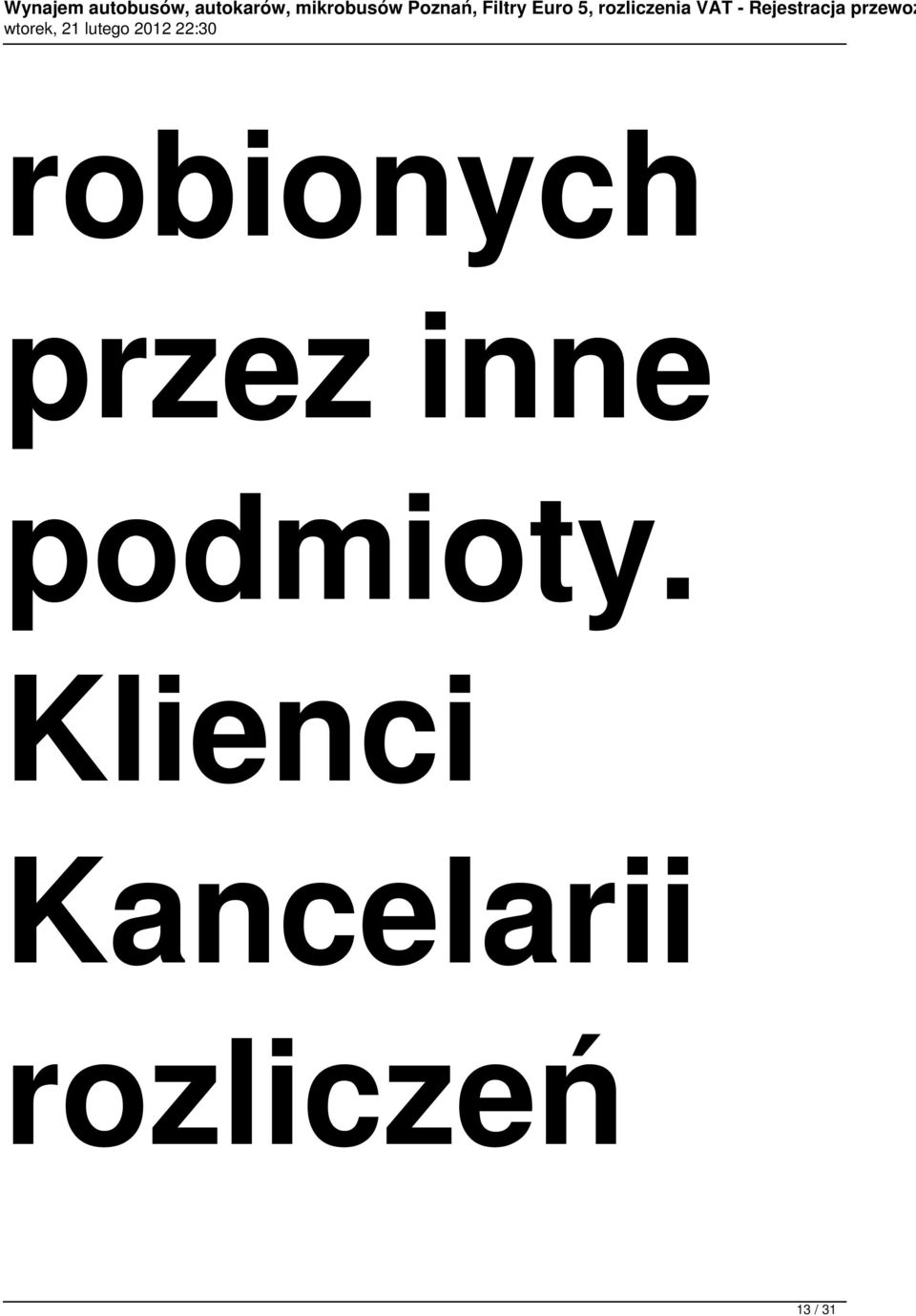 Klienci