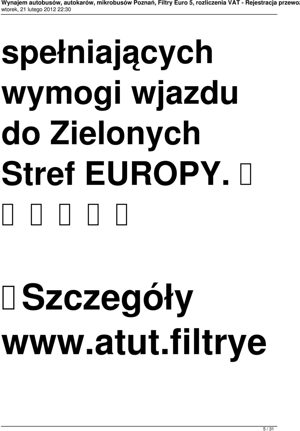 Stref EUROPY.