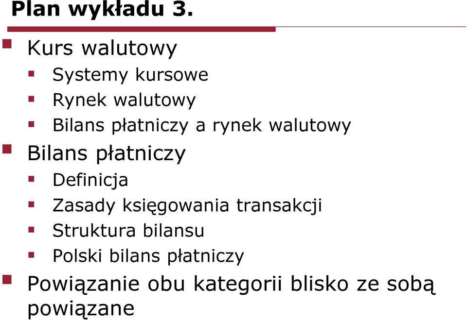 płatniczy a rynek walutowy Bilans płatniczy Definicja Zasady