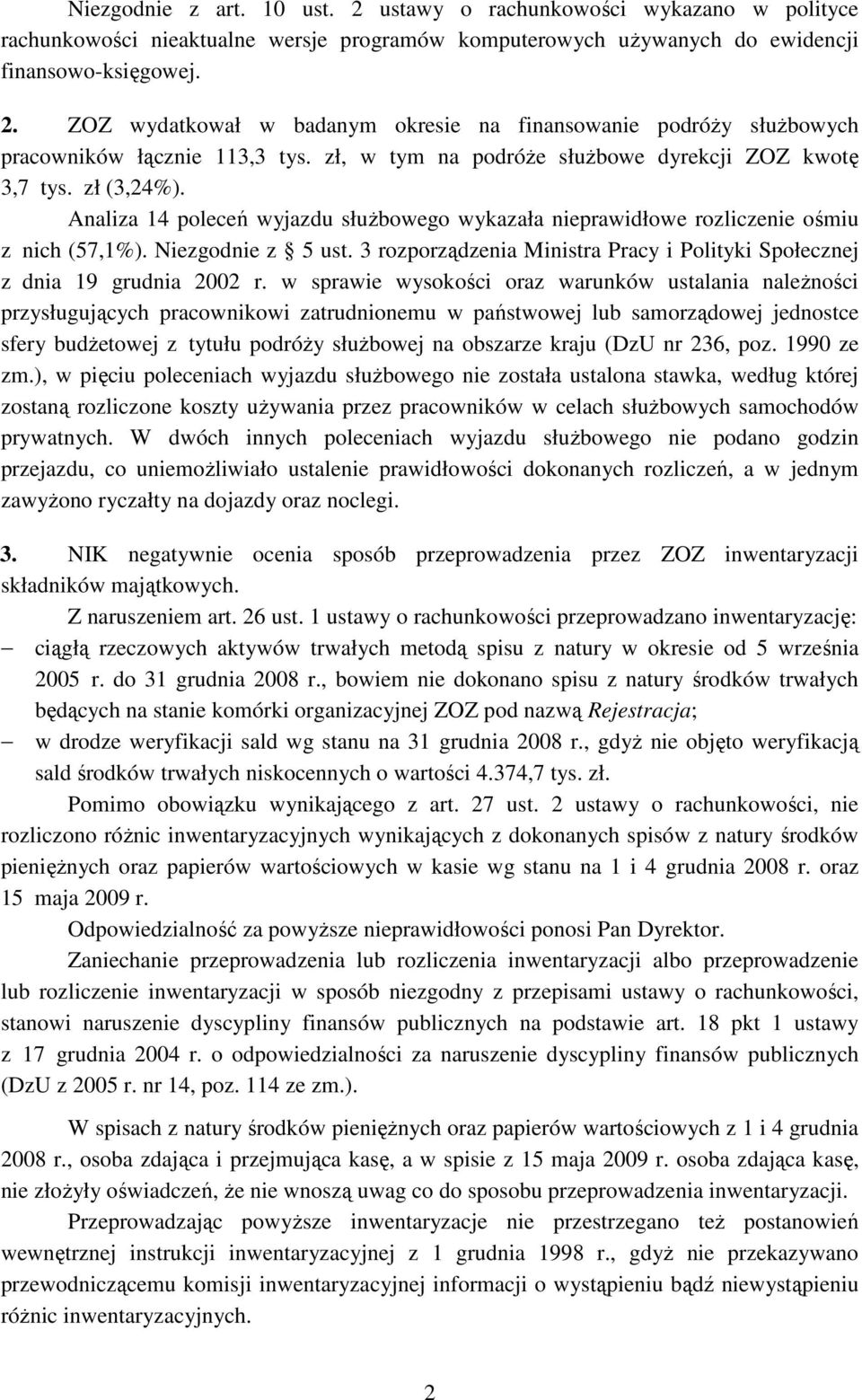 3 rozporządzenia Ministra Pracy i Polityki Społecznej z dnia 19 grudnia 2002 r.