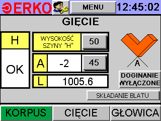 Rys. 15 Rys. 16 Rys. 17 Rys. 18 Do prawidłowego wykonania operacji gięcia wymagane jest: a) Określenie szerokości szyny.