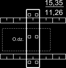 gruość linii 0,18 0,18 0,13 0,13 element 3,0 2,1 2,1 1,5 odstęp 1,0 0,7 0,7 0,5 tekst 2,5 1,8 1,8 1,8 BUBI01 estkd Oiekty znjdująe się pod oiektem: estkd przedstwi się linią iągłą w kolorze szrym,