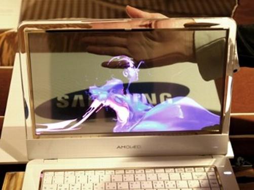 Wyświetlacze Organiczne / Elastyczne Wyświetlacze Samsung OLED Laptop Elastyczny wyświetlacz OLED firmy SONY 2010 -