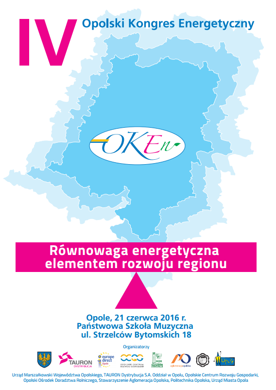 21 czerwca br. odbędzie się już IV. Opolski Kongres Energetyczny!