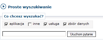 3 Wyszukiwanie zasobów geoprzestrzennych terracatalog oferuje kilka rodzajów przeszukiwania zasobów metadanych: funkcja szybkiego wyszukiwania na podstawie kryteriów ogólnych, wyszukiwanie