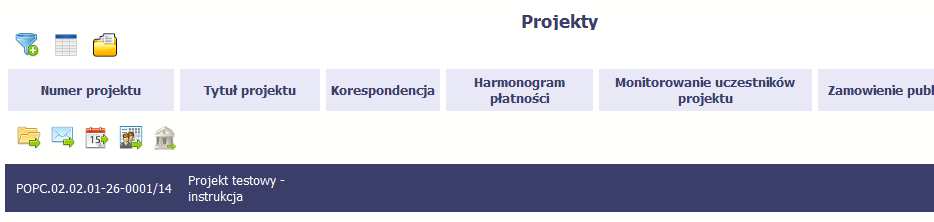 Aby przejść do tego ekranu, wybierz funkcję Przejdź do projektu 3.1.