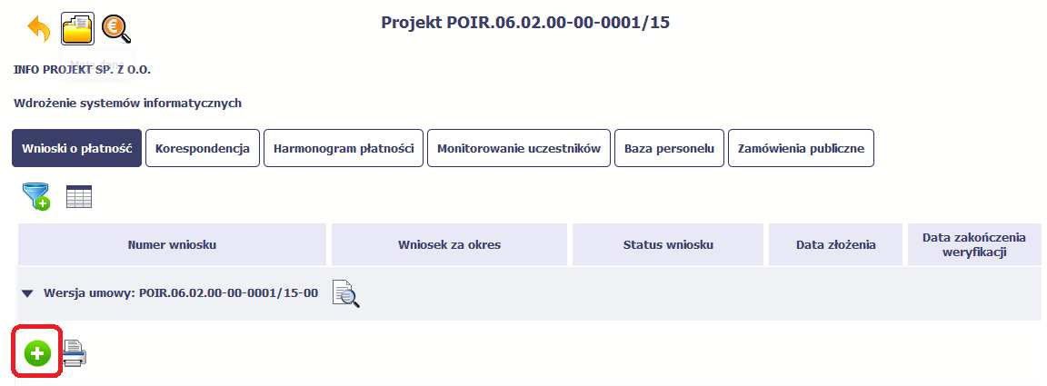 4.2. Rejestracja wniosku o płatność