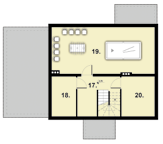 ARTINEX D101 Tobiasz 181,28 m 2 Pow. użytkowa 209,40 m 2 + garaż 27,71 m 2 Pow. zabudowy 129,0 m 2 Pow.