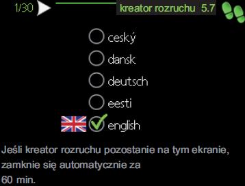 To menu jest wyświetlane tylko w przypadku podłączenia zasobnika c.w.u. do pompy ciepła.. Menu 3 - Informacje Wyświetlanie temperatury i innych informacji użytkowych oraz dostęp do dziennika alarmów.