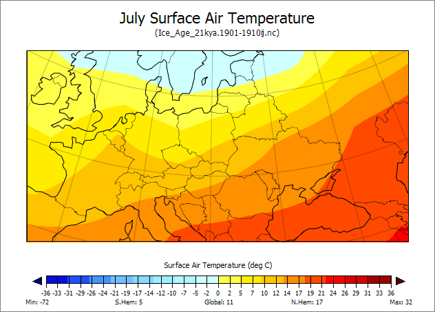 Średnia temperatura - lipiec Lipiec to miesiąc najcieplejszy.