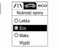 Pielęgnacja samochodu 277 Koło zapasowe i dojazdowe koło zapasowe nie są wyposażone w czujniki ciśnienia. Dla tych kół układ monitorowania ciśnienia w oponach jest wyłączony.