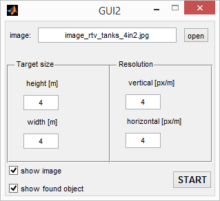 4.3 Graficzny interfejs użytkownika W celu ułatwienia korzystania z zaimplementowanych algorytmów oraz ich testowania, zadecydowano o przygotowaniu graficznego interfejsu użytkownika GUI (z ang.