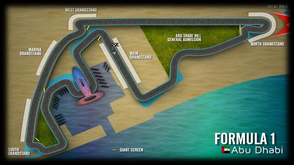 YAS MARINA CIRCUIT ABU DHABI YAS MARINA CIRCUIT gwarantuje niesamowite wrażenia dla każdego kibica Formuły 1 w Abu Dhabi.