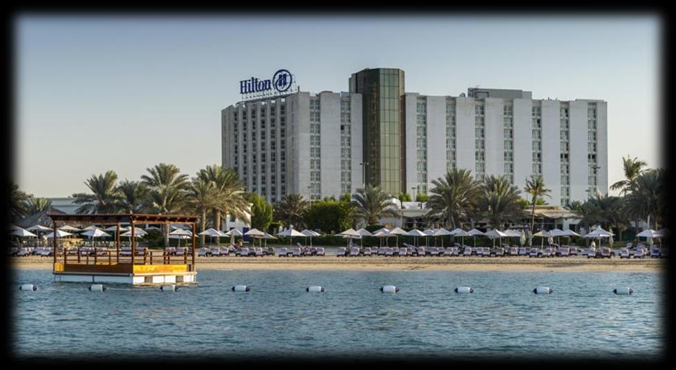 zakwaterowanie: HILTON ABU DHABI CORNICHE Hotel Hilton Abu Dhabi Corniche znajduje się przy promenadzie Corniche w samym sercu stolicy Emiratów.