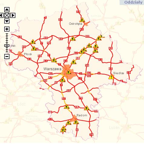 µg/m 3 ] na automatycznych stacjach WIOŚ w